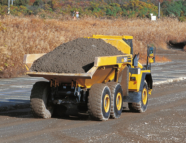 Product Archive: Komatsu Articulated Dump Truck HM350-1 | Komatsu France