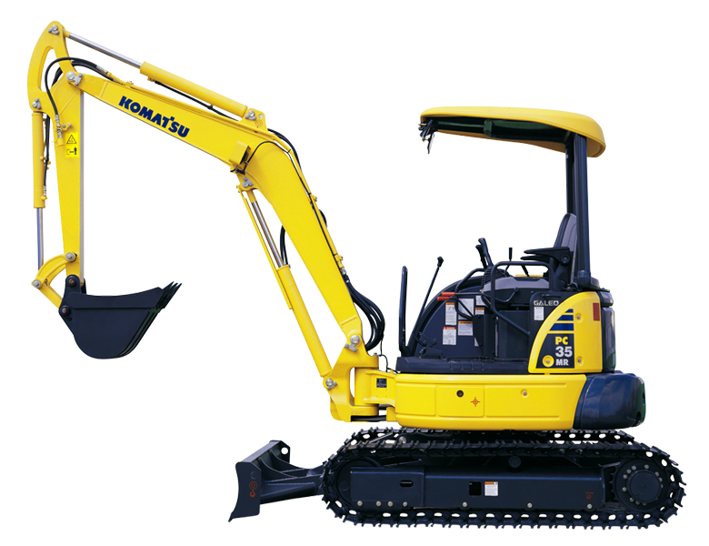 Archive produits: Komatsu Mini -pelle PC35MR-2 | Komatsu France