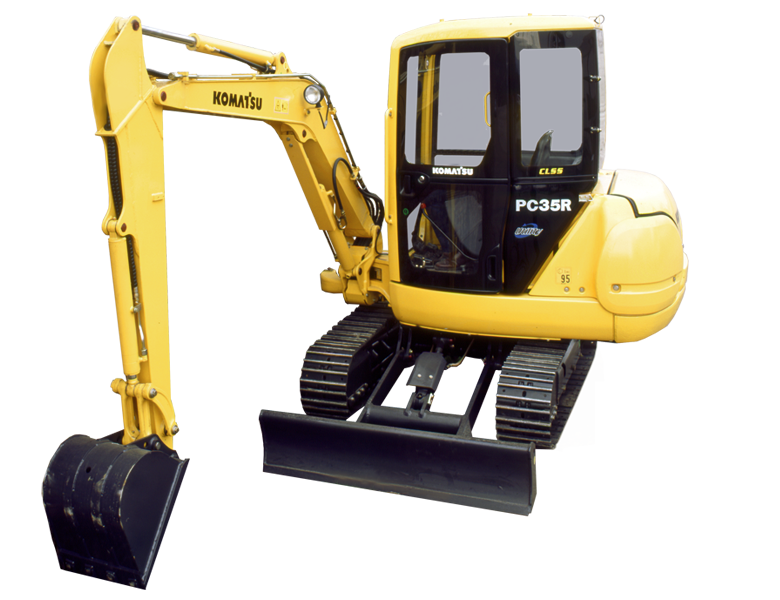 Archive products: Komatsu Mini Excavator PC35R-8 | Komatsu France