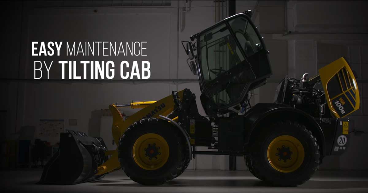 WA100M-8 Tilting cab